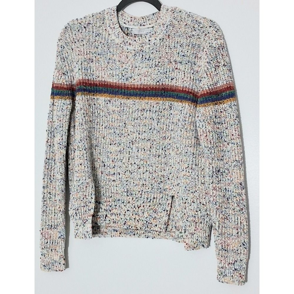 Stella McCartney Sweater Kid's Size 14+ Years Crewneck Rainbow Pullover Preowned